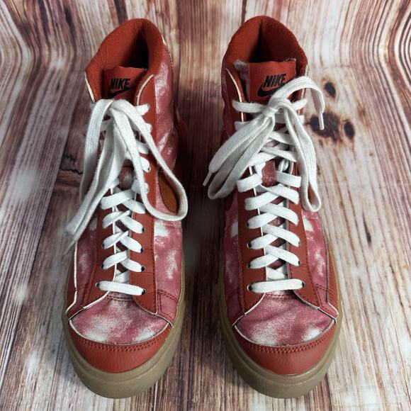 Nike BLAZER Mid '77 Cozi By You Big Kids Mens Size 7 Red High Top Sneakers Shoes - Picture 3 of 9